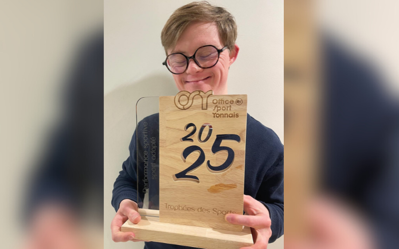 Pierre récompensé pour l'amour du ping