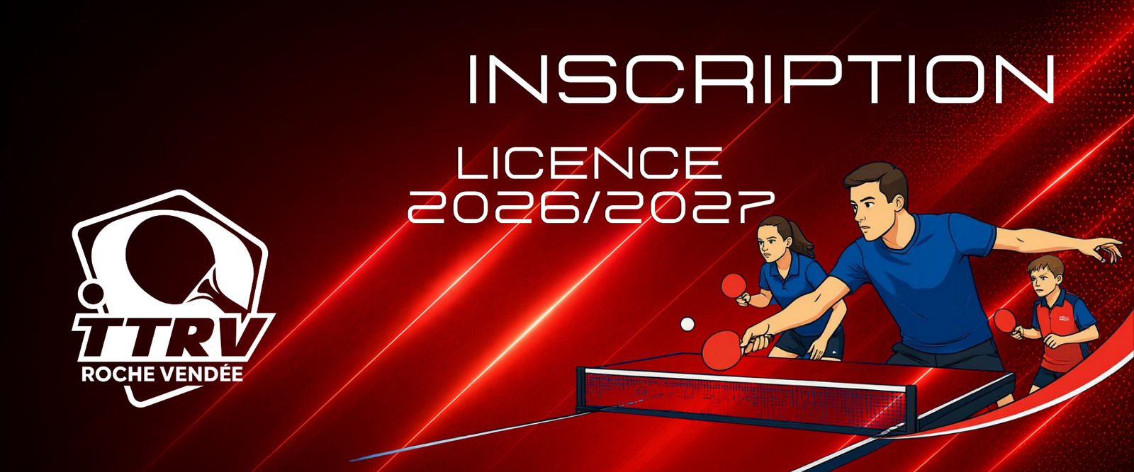 Inscription au club pour la saison 2026/2027