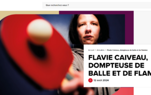 Faisons une haie d'honneur pour Flavie et la flamme paralympique