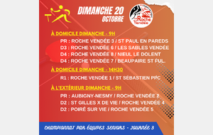 LES MATCHS DU WEEK-END