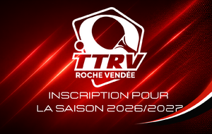 Ouverture des inscriptions pour la saison 2026/2027
