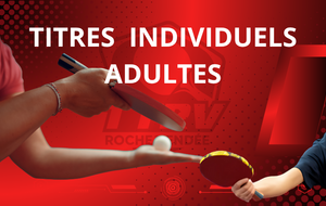 Titres individuels ADULTES
