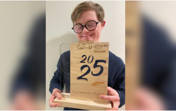 Pierre récompensé pour l'amour du ping