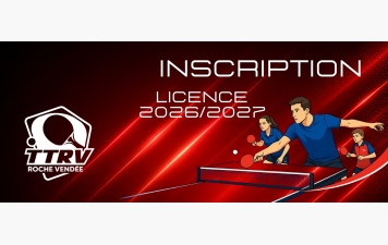 Inscription au club pour la saison 2026/2027
