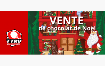 Vente de chocolats de Noël