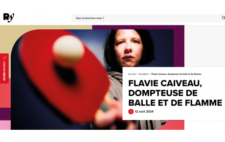 Faisons une haie d'honneur pour Flavie et la flamme paralympique