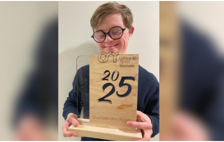 Pierre récompensé pour l'amour du ping