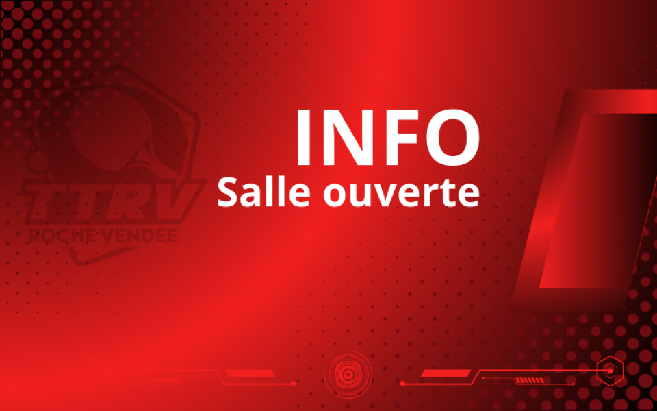 Salle ouverte durant les vacances